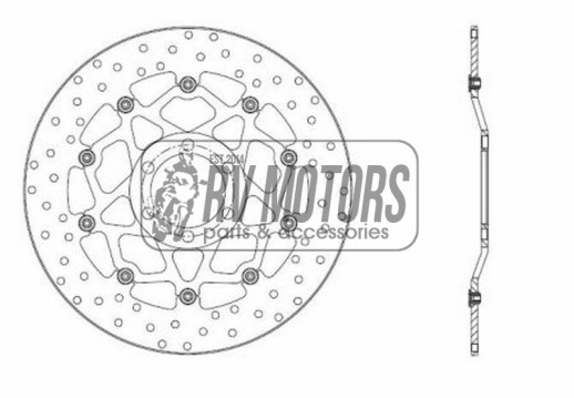 Гальмівний диск BREMBO BRM 78B40859