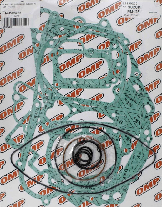 Повний комплект прокладок SUZUKI RM 125 &#39;01-&#39;03 OMP L1930205