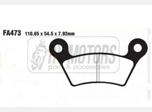 Тормозные колодки EBC FA473V