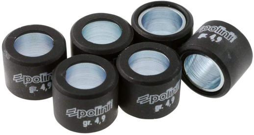 Ролики варіатора POLINI 046-91-49 16x13/4,9г 6шт білий