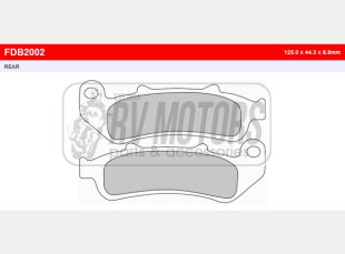 Тормозные колодки FERODO FDB2002P