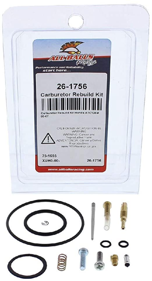 Ремкомплект карбюратора 4 RIDE AB26-1756