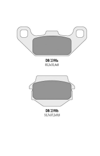 Тормозные колодки DELTA BRAKING DB2390MX-D (FA128)