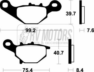 Тормозные колодки SBS 122HF