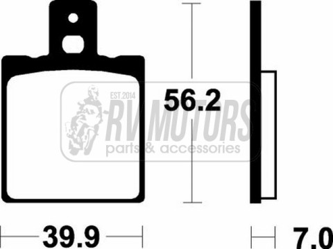 Тормозные колодки SBS 718RSI
