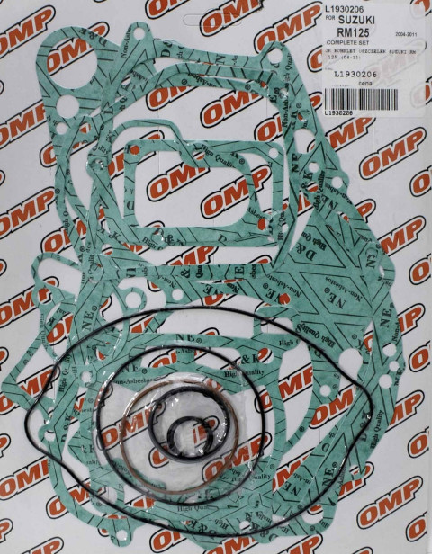 Полный комплект прокладок SUZUKI RM 125 '04-'11 OMP L1930206