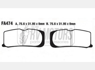 Тормозные колодки EBC FA474V