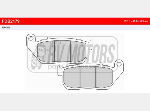 Тормозные колодки FERODO FDB2179P