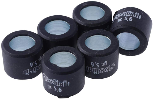 Ролики варіатора POLINI 046-91-56 16x13/5,6г 6шт золотий