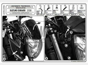 Крепление ветрового стекла Kappa Suzuki GSR 600 A170A