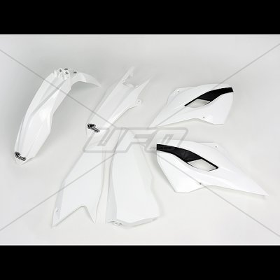 Комплект пластика UFO HUSQVARNA TE/FE 125/250/300/350/450 '15 (белый) (HU615E041) HUKIT615041