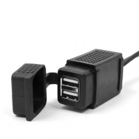 USB зарядное на 2 порта BMW TRIUMPH BIKETEC BTMUS43
