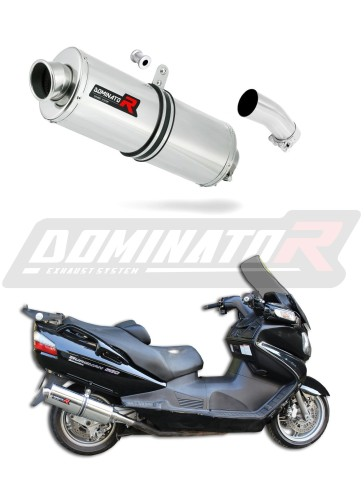 Прямоток Suzuki BURGMAN 650 2002 - 2012 DOMINATOR овальный