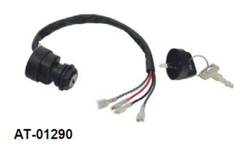 Замок зажигания POLARIS TRAIL BOSS 250 '89-'95, TRAIL BOSS 350L '90-'92, SPORTSMAN 400 '93-'95, EXPLORER 400 '95, (OEM: 4110086, 4110140) BRONCO AT-01290
