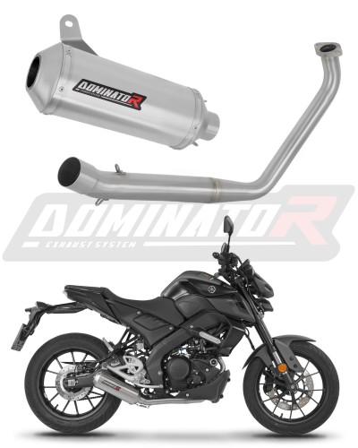 Полная система выхлопа Yamaha MT 125 2020 DOMINATOR овальный G2