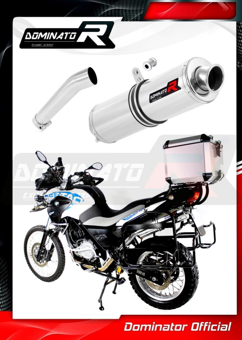 Прямоток DOMINATOR BMW G650GS 2011 - 2018 круглый
