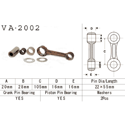 Шатун VESRAH VA-2002