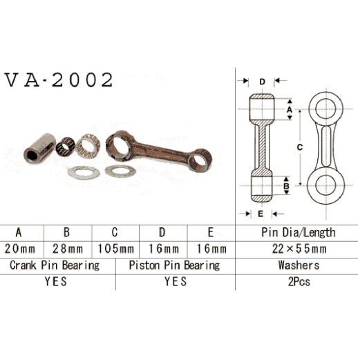 Шатун VESRAH VA-2002