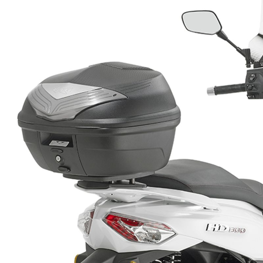 Крепление кофра центрального  SYM HD 300 '19-'21    KAPPA  KR7057