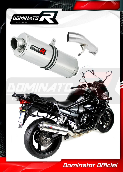 Прямоток DOMINATOR SUZUKI GSX 1250 FA 2010 - 2016 овальный