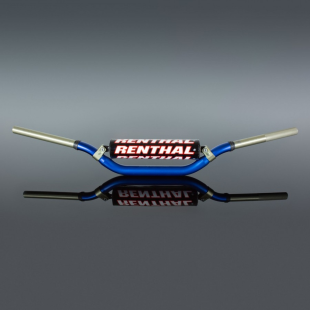 Алюминиевый руль RENTHAL 28.6 mm Синий 922-01-BU-07-184