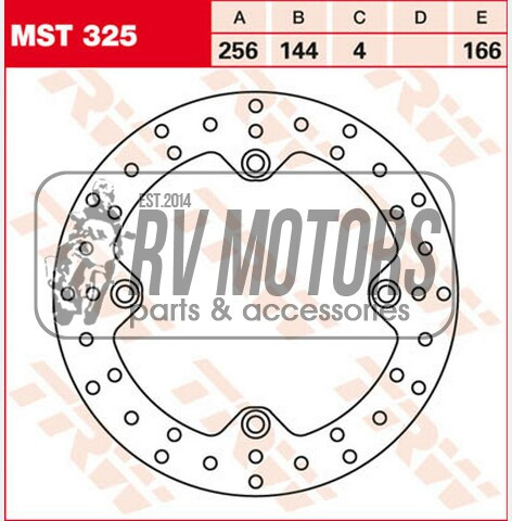 Гальмівний диск TRW Lucas MST325