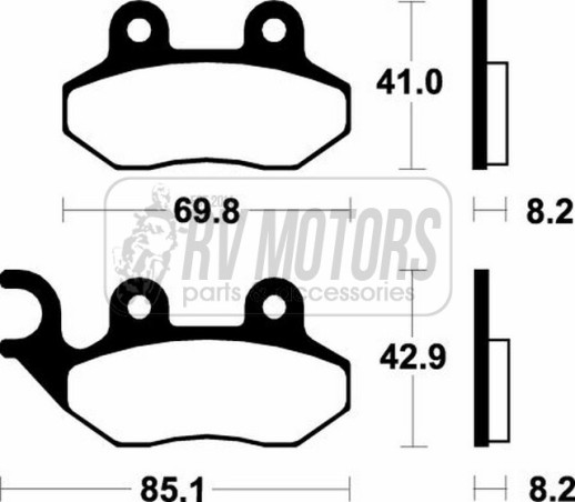 Гальмівні колодки SBS 140HF