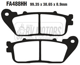 Тормозные колодки EBC FA488HH