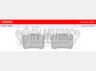 Тормозные колодки FERODO FDB2005P