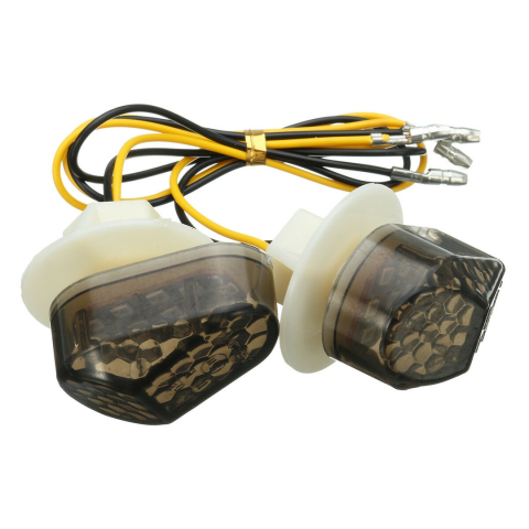 Светодиодные повороты Flush mount 12 диодов тонированные