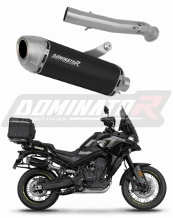 Прямоток CF MOTO 800 MT Explore / Sport / Touring 2022 - 2025 DOMINATOR S6 черный