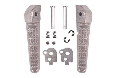 Комплект подножек HONDA CB 400 '93-98, CBR 250 '87-97, CBR 900 '93-99, CBR 929 '00-01, CBR 954 '02-03, VTR 1000 '97-05, CBR 600 '91-02, VFR 750/800 '90-10, CBR 1100XX '96-05, CB 1300 '03-17 пассажирские BIKETEC BTFR020