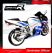 Прямоток DOMINATOR SUZUKI GSXR 750 K1-K5 HP1 2001 - 2005 