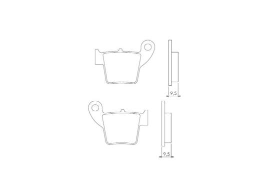 Гальмівні колодки BRENTA FT 4046 (FA346)