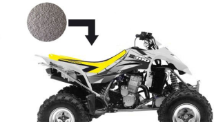 Обшивка сидения SUZUKI LTZ 400 BLACKBIRD E1Q08