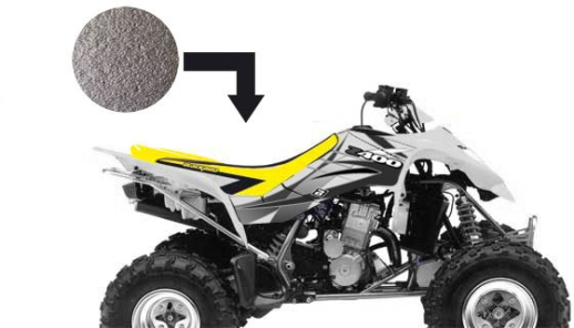 Обшивка сидіння SUZUKI LTZ 400 BLACKBIRD E1Q08