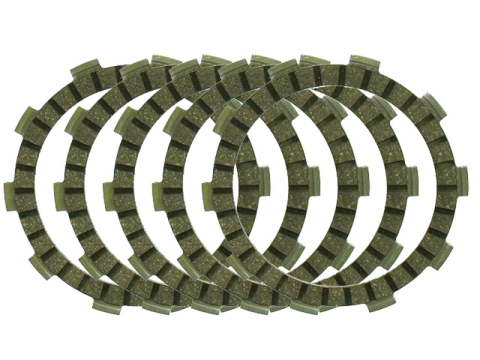 Фрикционные диски сцепления BETA RR 125 06-08, YAMAHA DT 80 85-97, TT 125 R 00-11, XT 125 R/X 05-07, YBR 125 06-13, YFB 250 TIMBERWOLF 92-00, YFM 250 BIG BEAR 07-11, YFM 250 BRUIN 05-06 (EBS2287) BRONCO AT-03432C