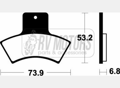 Тормозные колодки SBS 755RSI