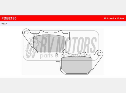 Гальмівні колодки FERODO FDB2180ST