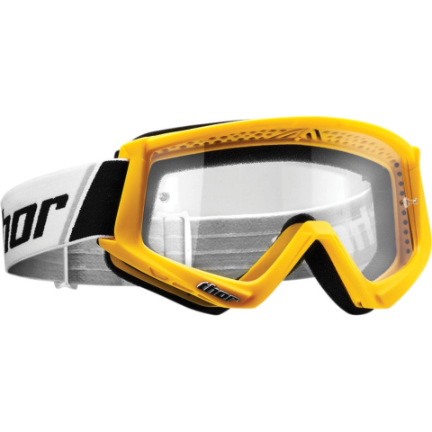 Маска кросс THOR COMBAT жёлтый/чёрный
