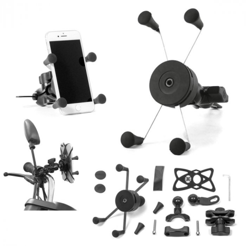 Крепление для телефона/GPS навигатора с креплением BIKETEC BT141