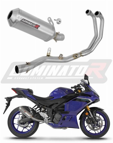 Полная система выхлопа Yamaha YZF-R3 2025 - 2026 DOMINATOR овальный G2