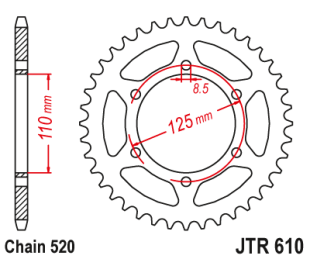 Приводная звезда JT JTR610.51 (PBR 1514)