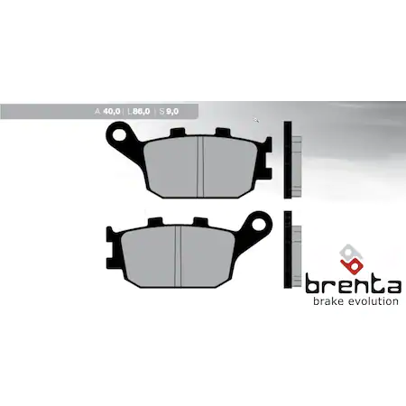 Гальмівні колодки Brenta FT 4072 (FA174HH)