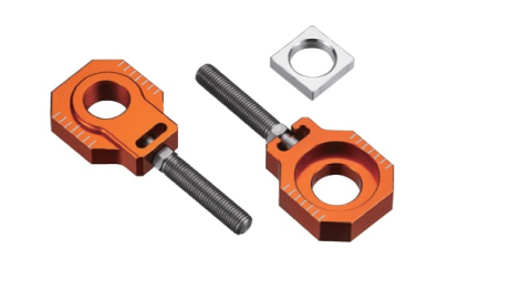 Натяжитель приводной цепи KTM SX 85 '13-'14 оранжевый ACCEL AB29OR