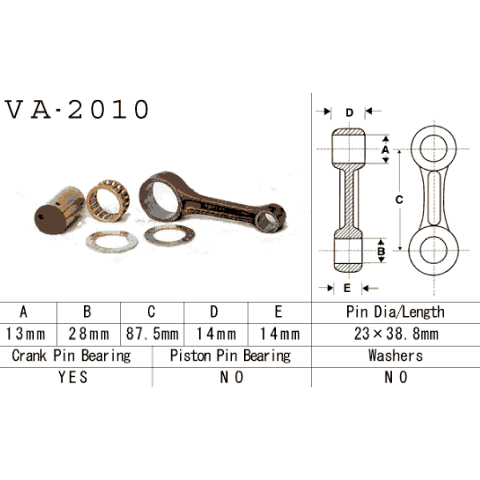 Шатун VESRAH VA-2010