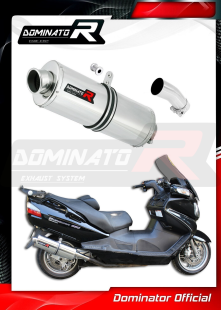 Прямоток DOMINATOR SUZUKI BURGMAN 650 - 2013 овальный
