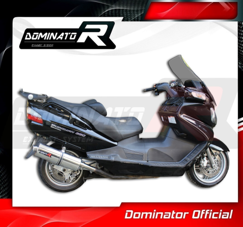 Прямоток DOMINATOR SUZUKI BURGMAN 650 - 2013 овальный