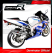 Прямоток DOMINATOR SUZUKI GSXR 750 K1-K5 2001 - 2005 круглый