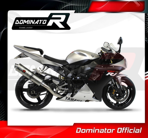 Прямоток DOMINATOR YAMAHA YZF R1 1000 RN09 2002 - 2003 круглий